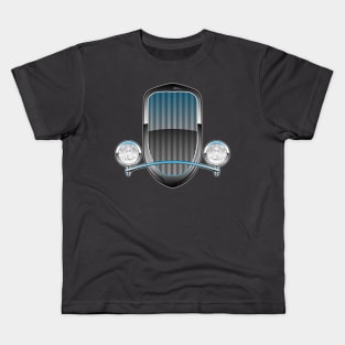 1930s Style Hot Rod Car Grill Kids T-Shirt